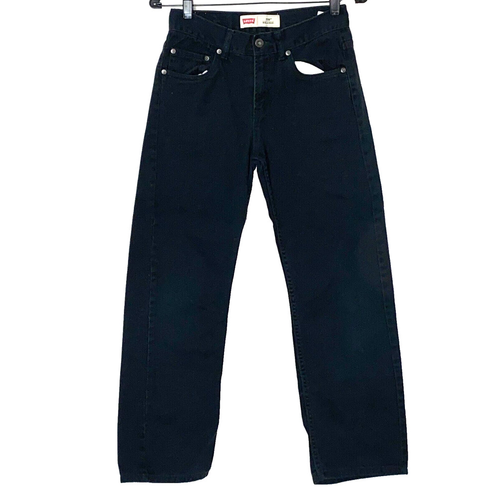 Levis 550 Jeans Womens Size 18 Slim 33X3 Black Relaxed Fit